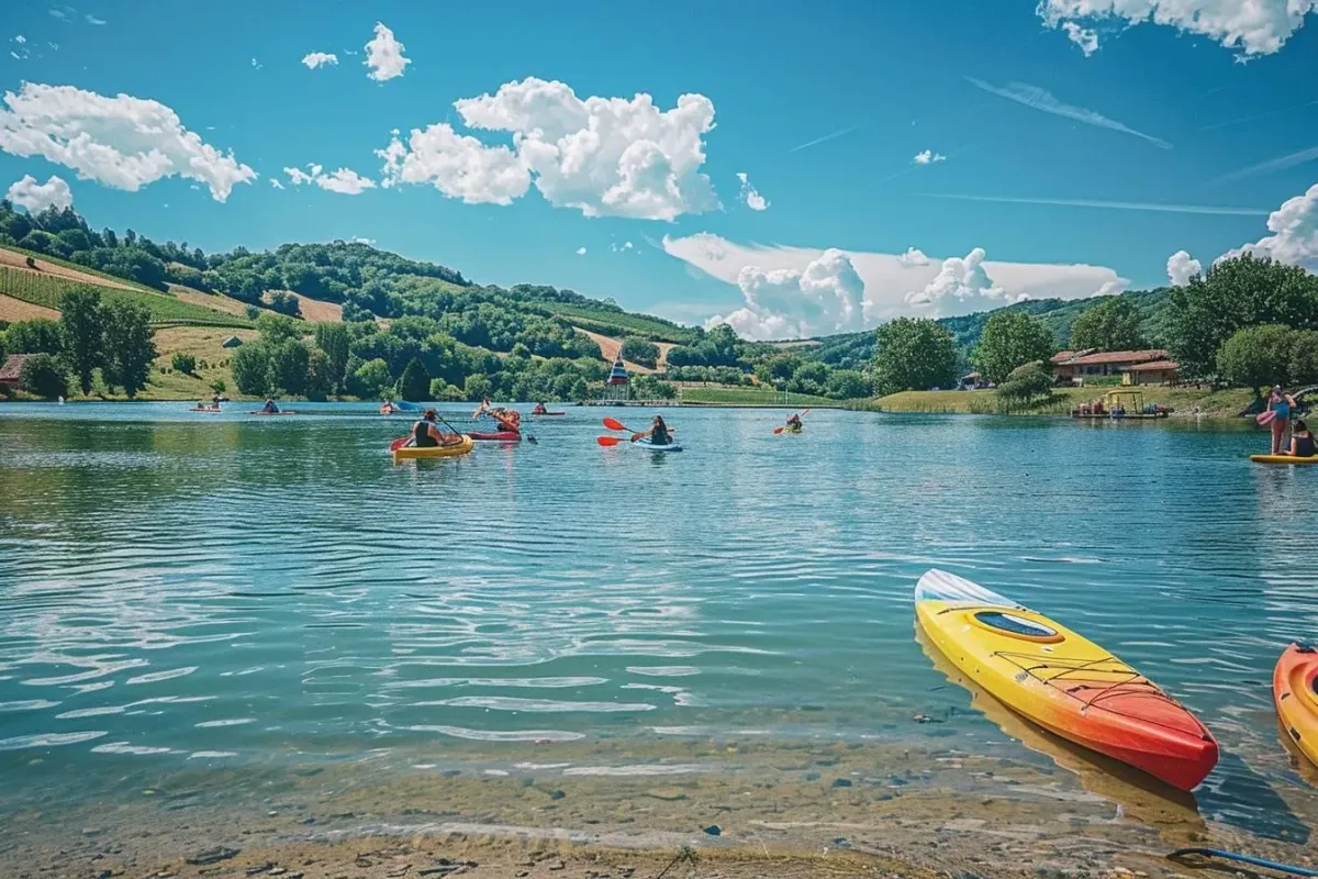 Centre nautique et lac d'Autun : activités aquatiques et de plein air en Bourgogne