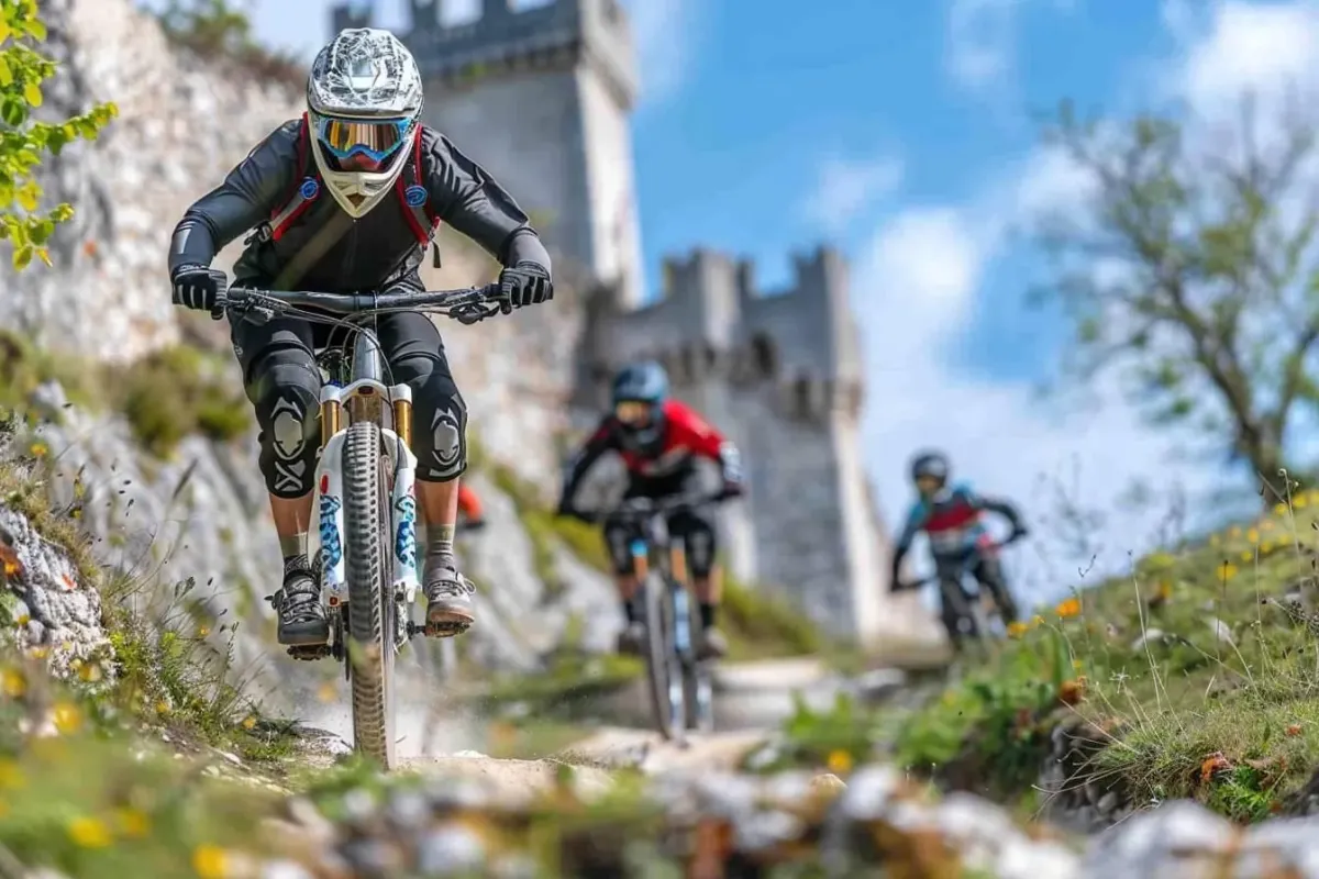 Le château de Monthelon : découvrez son bike park près d'Autun