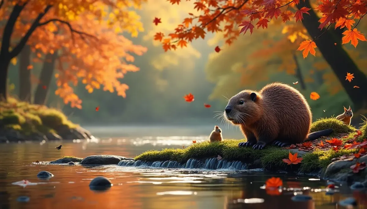 Les aventures surprenantes du castor dans l'Autunois-Morvan