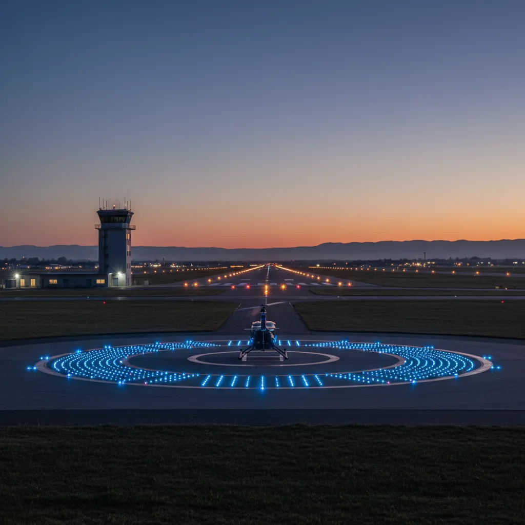 Hélicoptère du Samu : pourquoi les balises lumineuses d’Autun sont vitales pour les atterrissages nocturnes